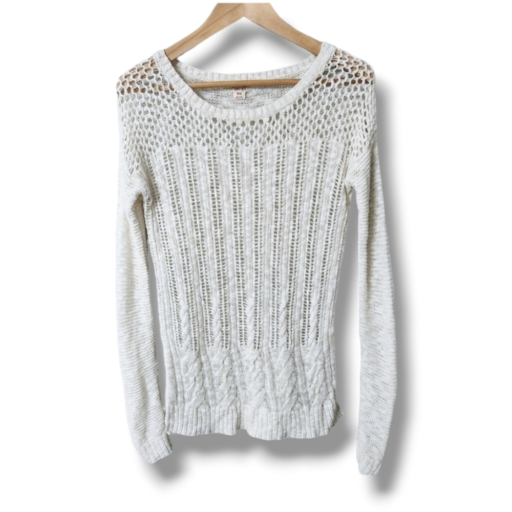 Mossimo Techno Stitch See Through Sweater  | M
